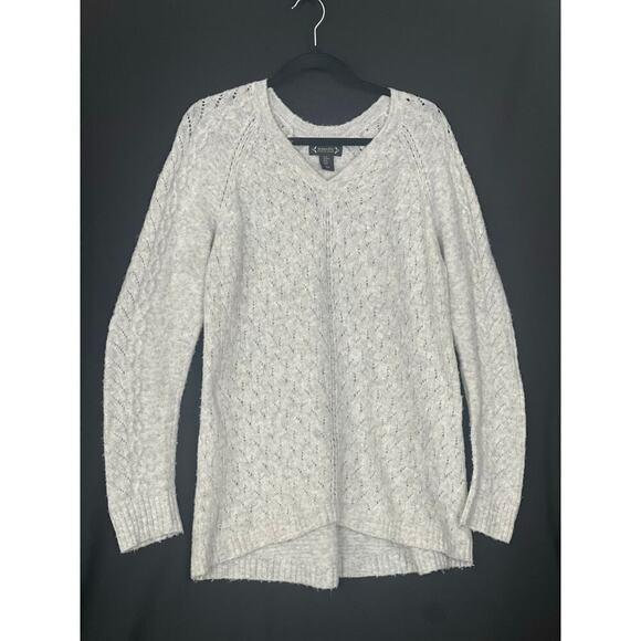 Nanette Lepore Tunic Sweater, Med, Gray,  Lightweight, Soft - Picture 1 of 8